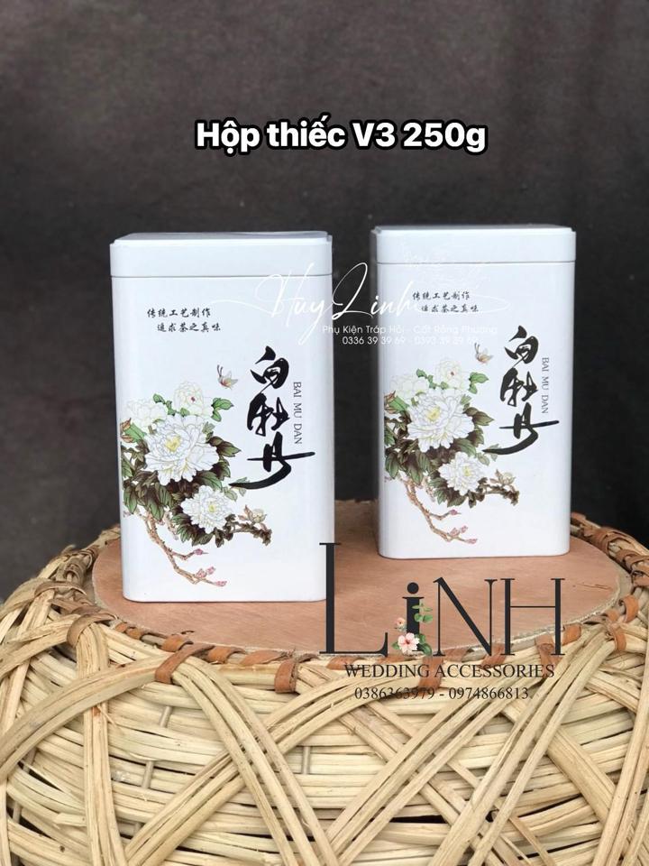 Hộp thiếc 250g V3 TRẮNG-duoc-ban-tai-PHẠM THUỲ LINH CS2 (Sài Gòn)