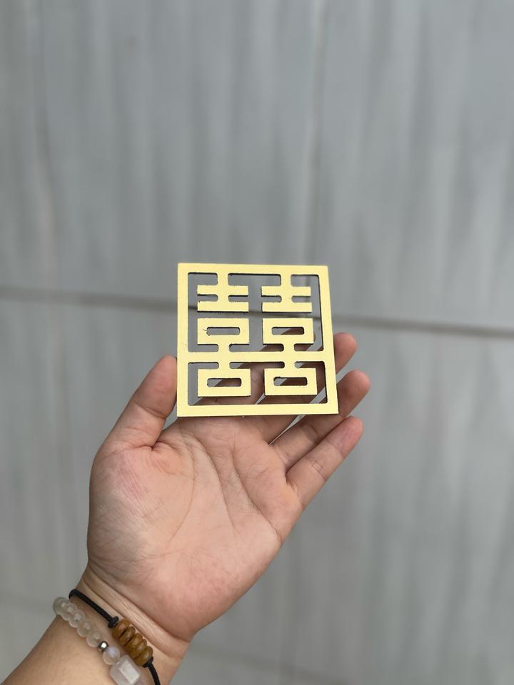 Chữ hỷ alu vuông -duoc-ban-tai-PHẠM THUỲ LINH CS2 (Sài Gòn)
