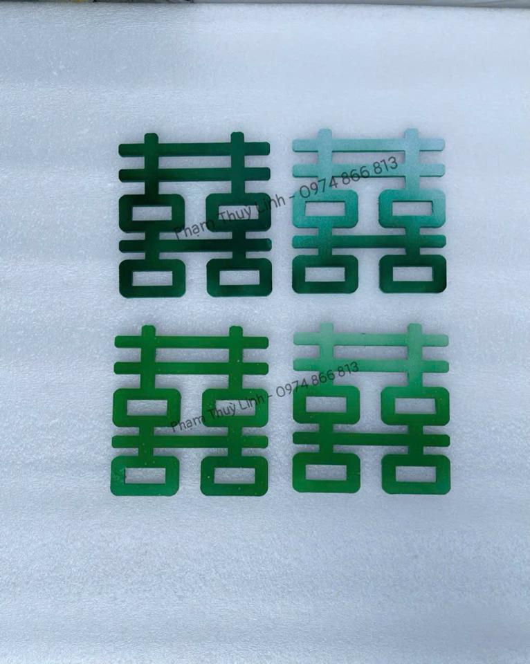 Chữ hỷ fomex nhỏ (14x12cm)-duoc-ban-tai-Phạm Thuỳ Linh