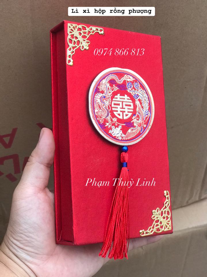 Lì xì hộp rồng phượng-duoc-ban-tai-Phạm Thuỳ Linh