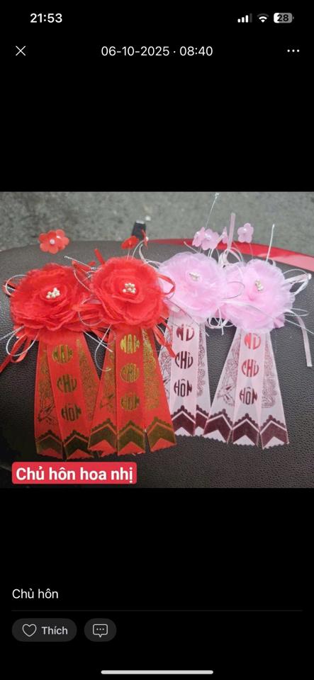 Hoa chủ hôn có nhuỵ-duoc-ban-tai-PHẠM THUỲ LINH CS2 (Sài Gòn)