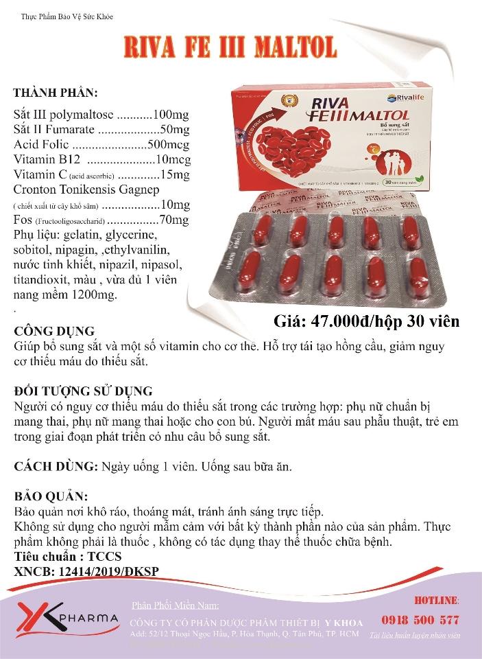 Riva fe lll matol-duoc-ban-tai-CTY TNHH VÀ THƯƠNG MẠI DƯỢC PHẨM GIA PHÁT