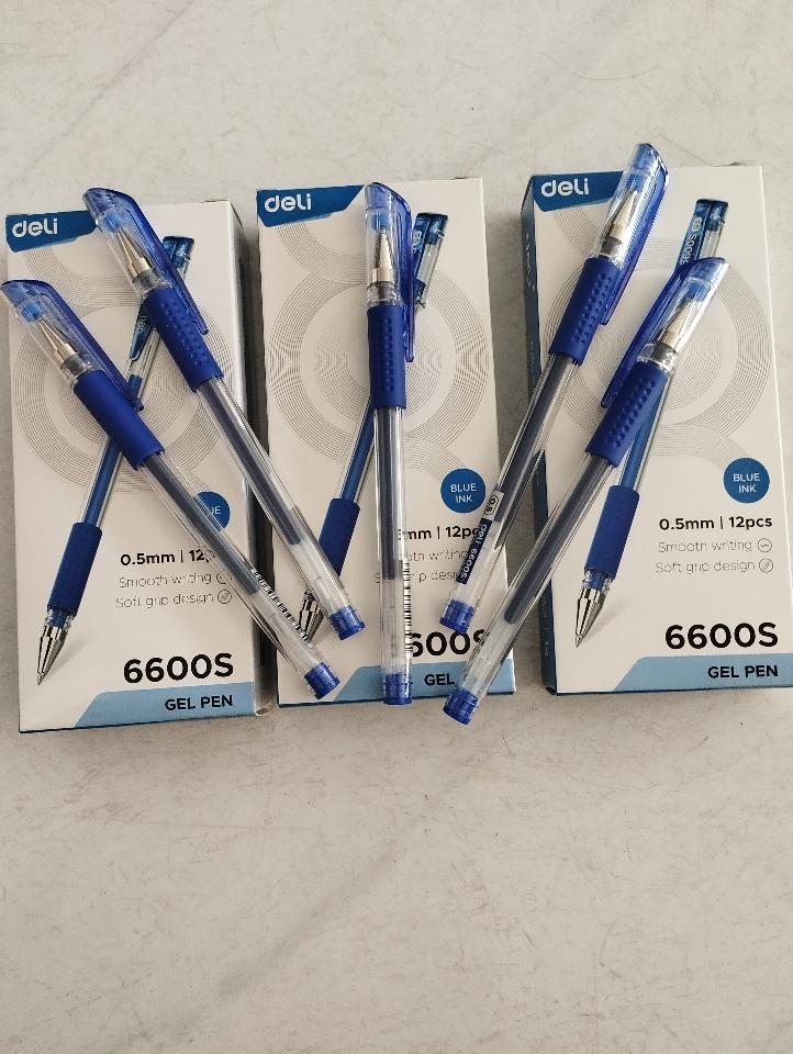 Bút gel DELI 6600S-xanh-duoc-ban-tai-VĂN PHÒNG PHẨM QUỐC ANH