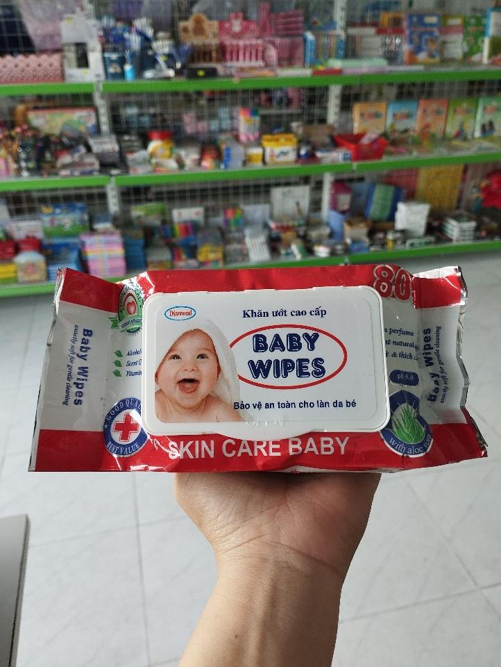 Khăn ướt BABY WIPES-duoc-ban-tai-VĂN PHÒNG PHẨM QUỐC ANH