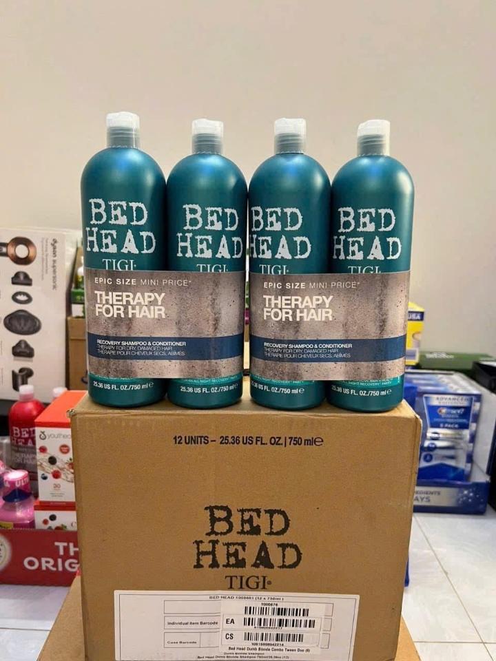 Cặp Gội Xả Xanh Dương Tigi Bed Head Recovery-duoc-ban-tai-0352842688