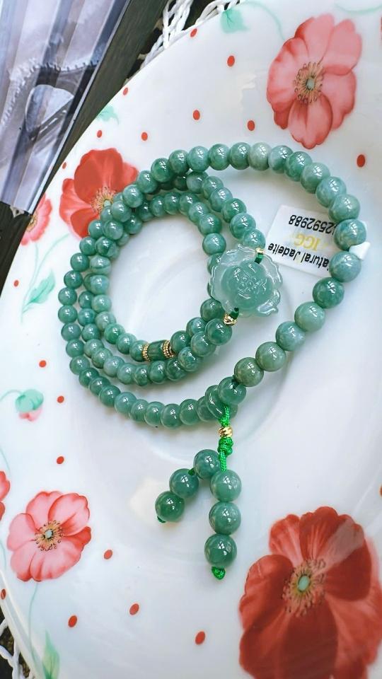 Dây chuyền ngọc cẩm thạch Guatemala type A-duoc-ban-tai-0352842688