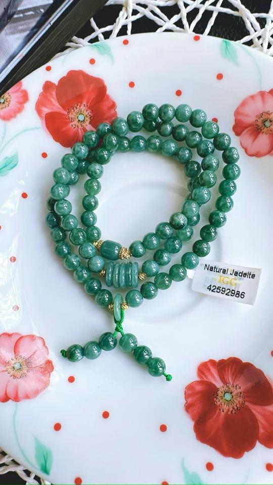 Dây chuyền ngọc cẩm thạch Guatemala type A-duoc-ban-tai-0352842688