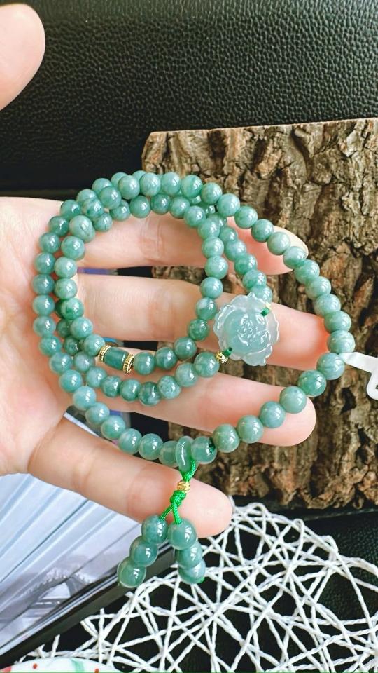 Dây chuyền ngọc cẩm thạch Guatemala type A-duoc-ban-tai-0352842688