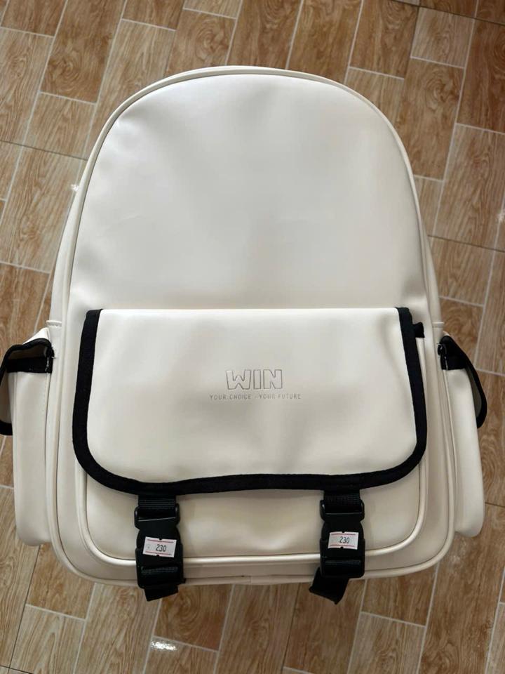 Ba lô da PU trắng-duoc-ban-tai-Shop giày Ốc - Giày Nữ Thời Trang