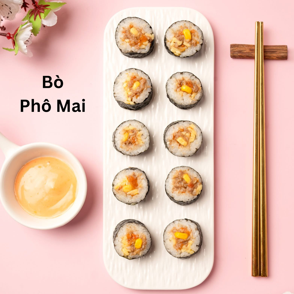 Cơm cuộn bò phô mai-duoc-ban-tai-Shop giày Ốc - Ốc Gia Hân quán