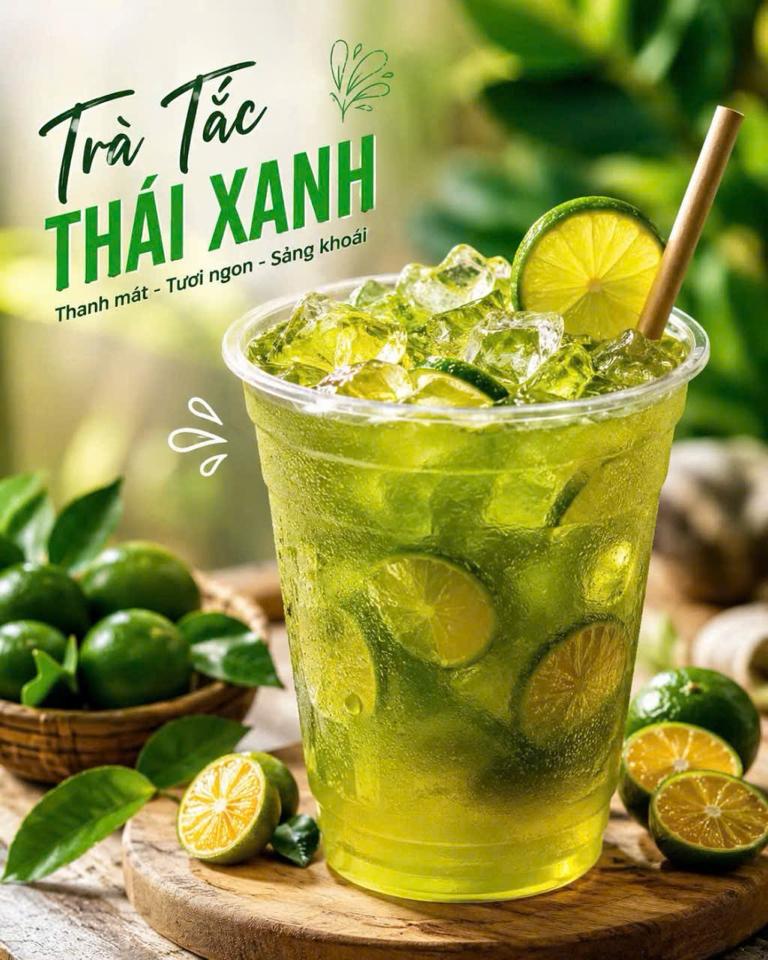 Trà tắc thái xanh-duoc-ban-tai-Shop giày Ốc - Ốc Gia Hân quán