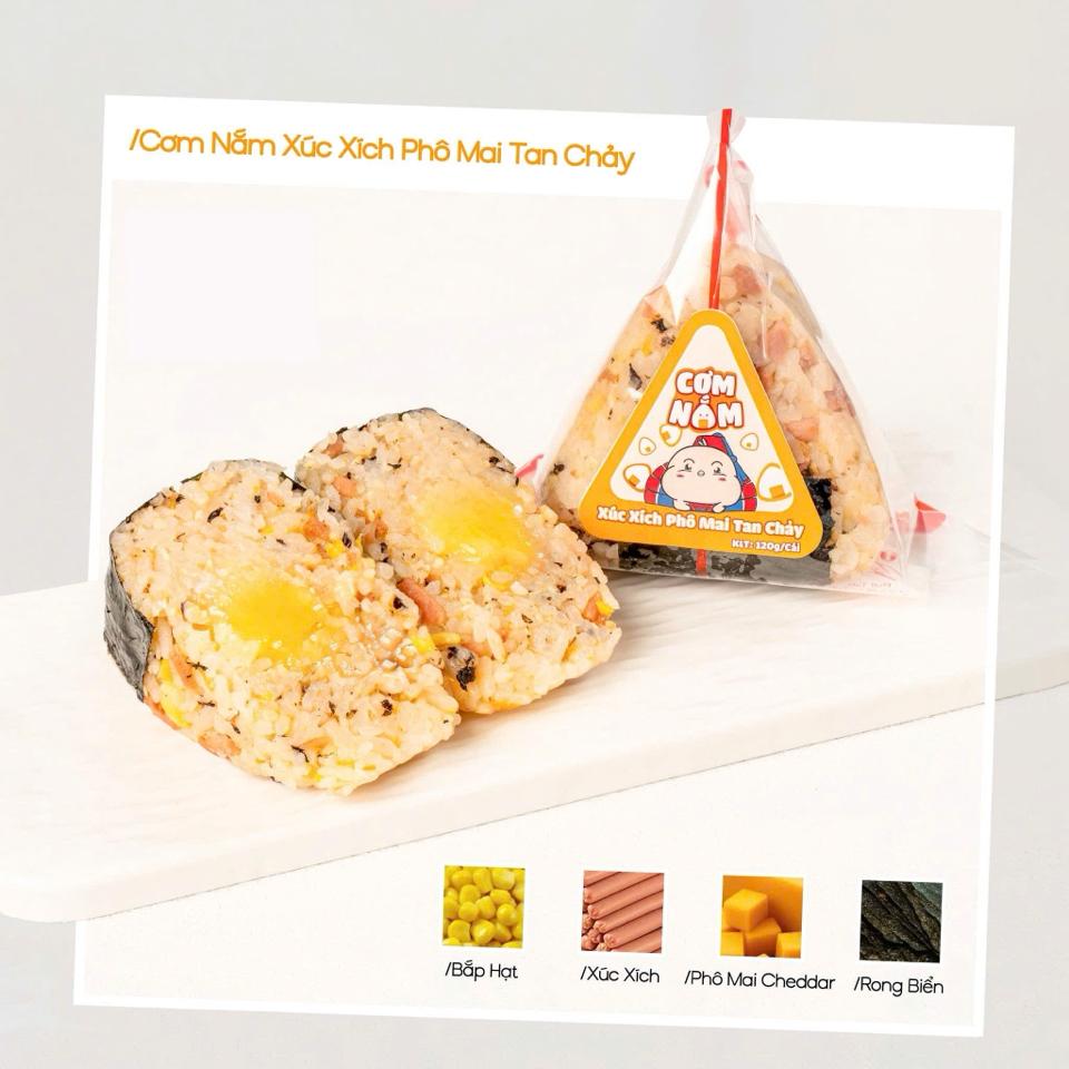 Cơm nắm xúc xích phô mai tan chảy-duoc-ban-tai-Shop giày Ốc - Giày Nữ Thời Trang