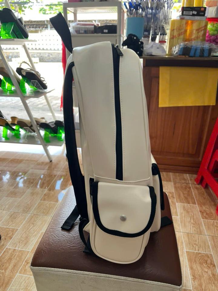 Ba lô da PU trắng-duoc-ban-tai-Shop giày Ốc - Giày Nữ Thời Trang