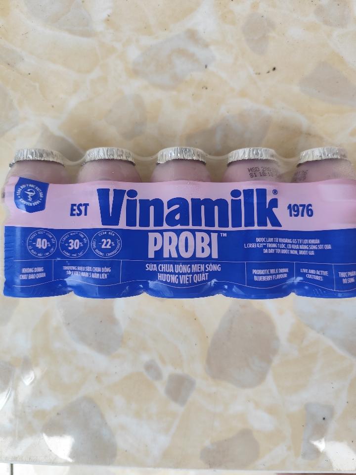 Vinamilk Probi 65ml Vỉ 5 Chai Hương VIệt Quất-duoc-ban-tai-Tạp hóa khoa hương