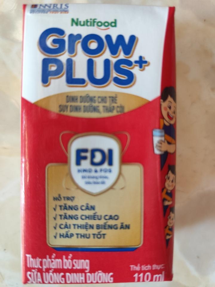 Sữa Uống Dinh Dưỡng Nutifood GrowPlus+ Đỏ hộp 110ml-duoc-ban-tai-Tạp hóa khoa hương