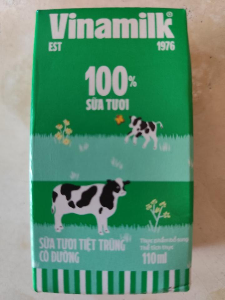 Sữa tươi tiệt trùng Vinamilk 100% có đường hộp110ml-duoc-ban-tai-Tạp hóa khoa hương