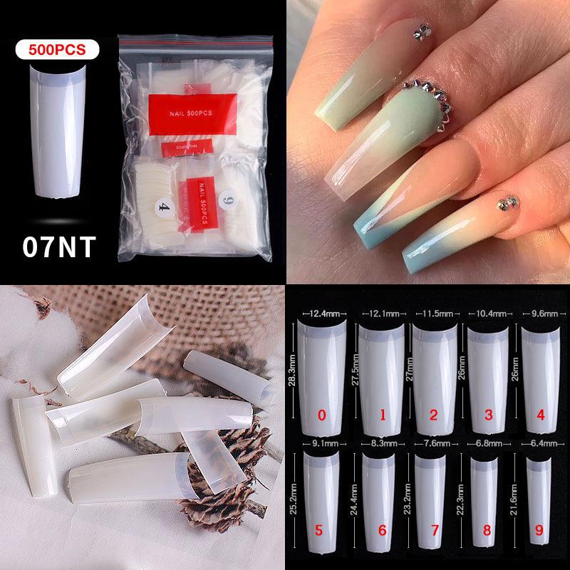 Móng nối tay thang dài (túi 500 móng)-duoc-ban-tai-Phụ Kiện Nail Kiều Thanh