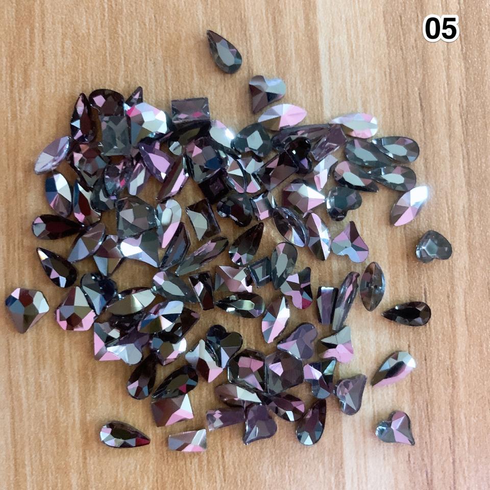 Túi khoảng 100 viên đá khối chân bằng-duoc-ban-tai-Phụ Kiện Nail Kiều Thanh