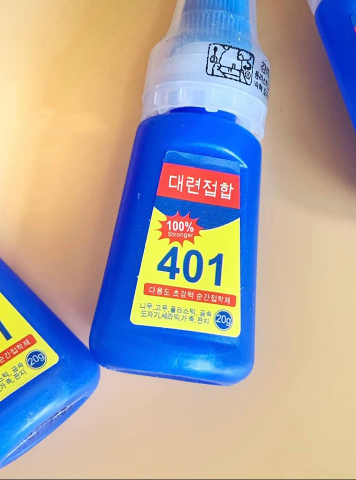 Keo 401 nail chính hãng loại xịn 100% keo, keo dán móng giả, keo đính đá siêu chắc-duoc-ban-tai-Phụ Kiện Nail Kiều Thanh