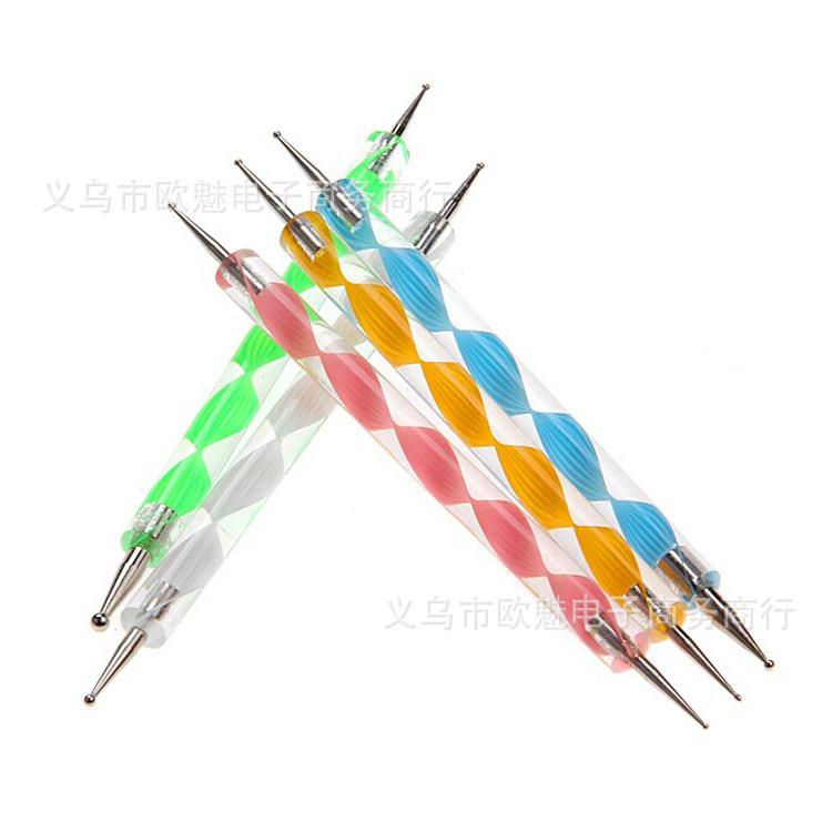 Set bút chấm bi nhựa (5 cây)-duoc-ban-tai-Phụ Kiện Nail Kiều Thanh