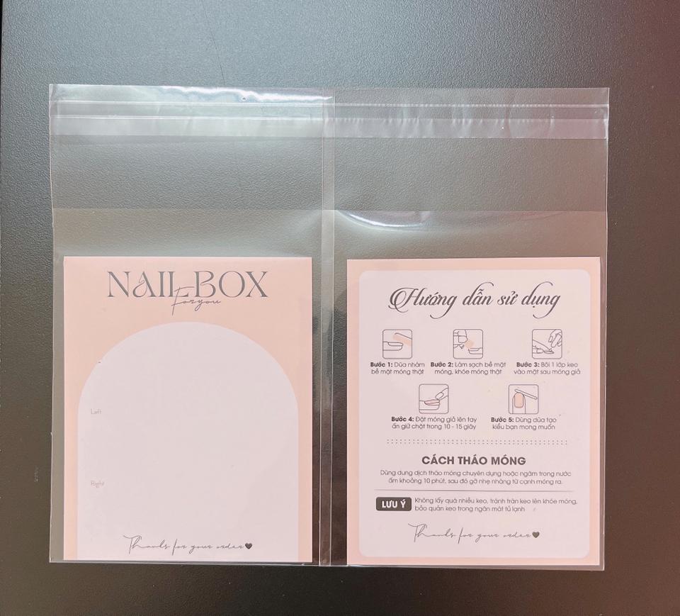 10 bìa nailbox kèm túi đựng -duoc-ban-tai-Phụ Kiện Nail Kiều Thanh