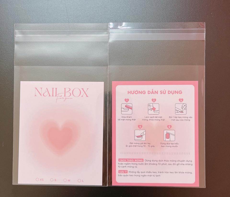 10 bìa nailbox kèm túi đựng -duoc-ban-tai-Phụ Kiện Nail Kiều Thanh