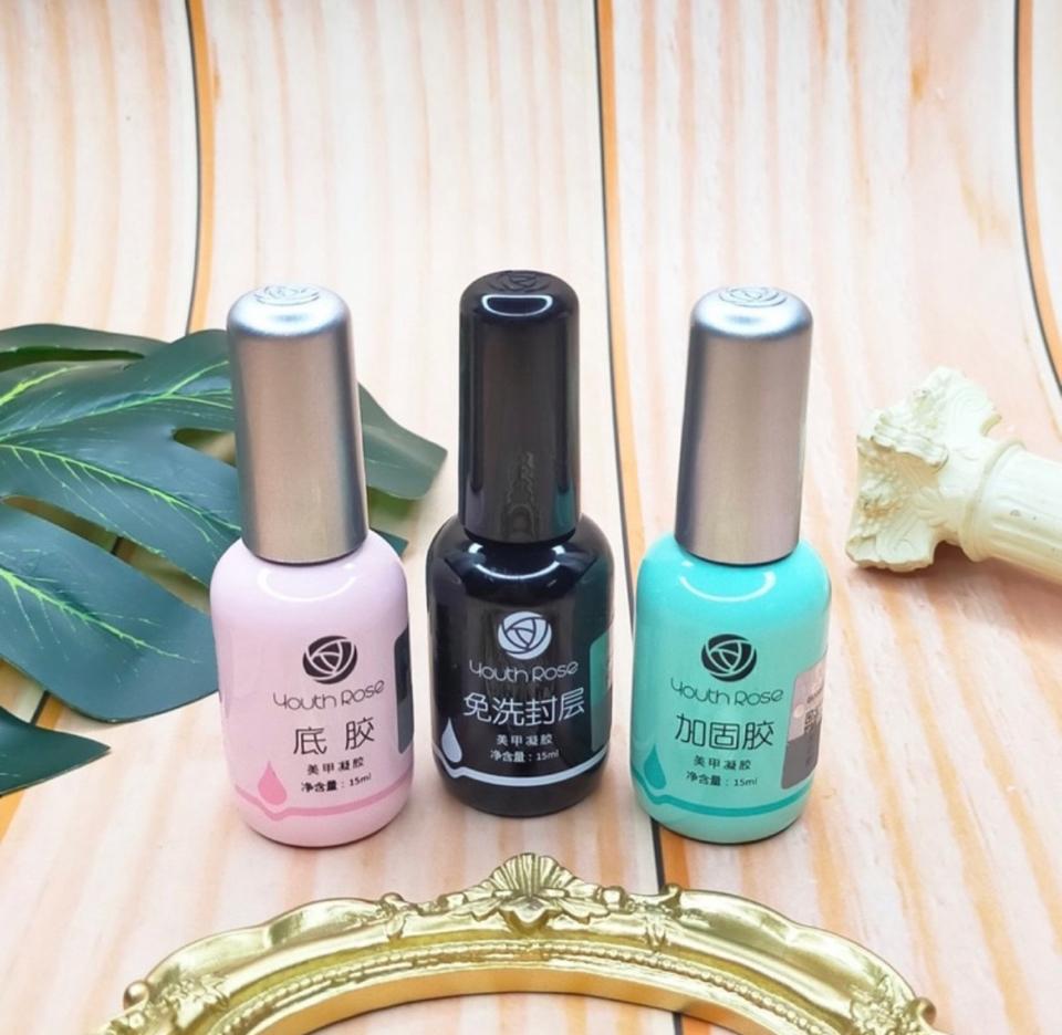 Bộ ba base, top, cứng móng hoa hồng (chuẩn hàng loại 1)-duoc-ban-tai-Phụ Kiện Nail Kiều Thanh