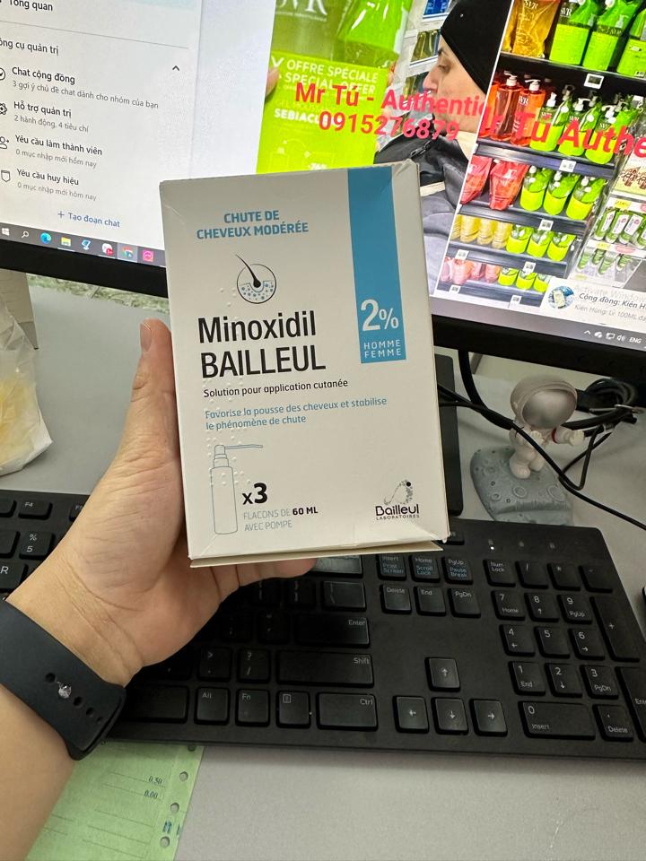 Dưỡng tóc Minoxidil BAILLEUL 2%-duoc-ban-tai-Mr Tú Authentic