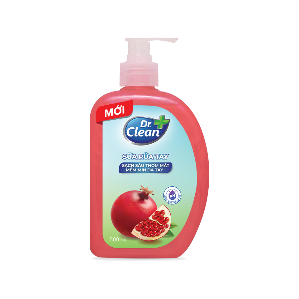 Sữa nước rửa tay Dr Clean hương Lựu 500ml-duoc-ban-tai-SHIPNHE.VN - Bán lẻ rẻ hơn sàn