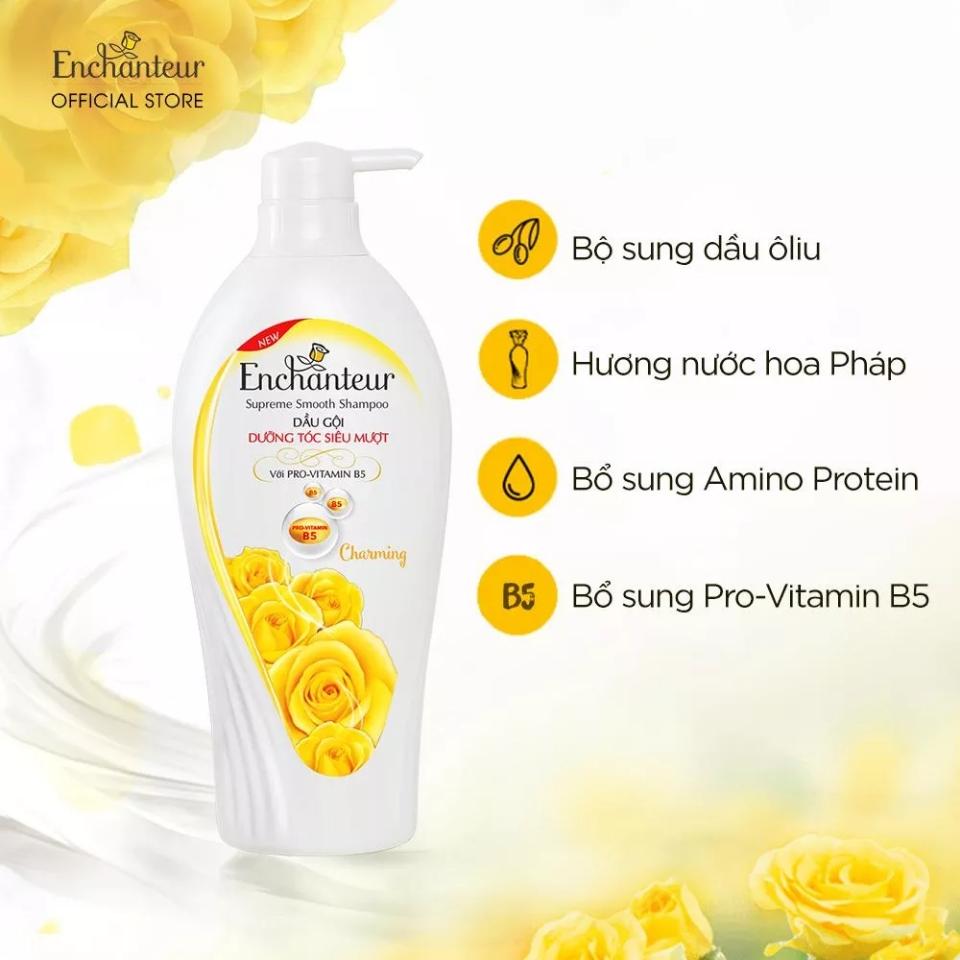 Dầu gội dưỡng tóc siêu mượt Enchanteur Charming 650g-duoc-ban-tai-SHIPNHE.VN - Bán lẻ rẻ hơn sàn