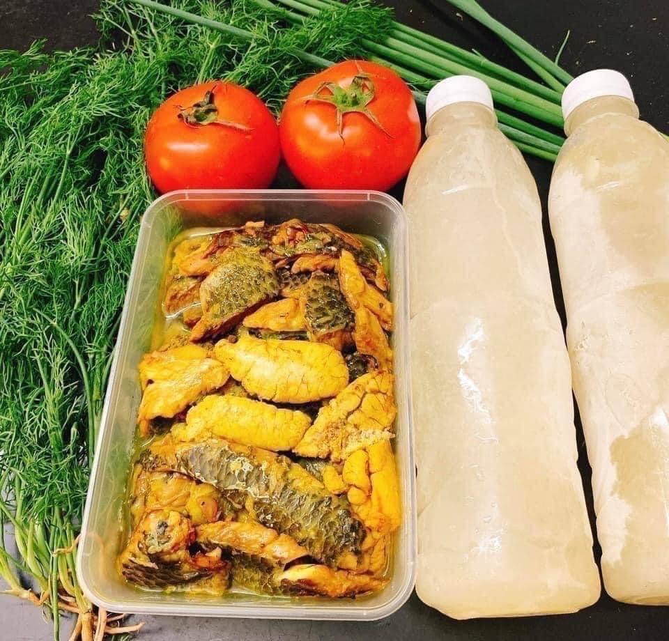 Set canh cá rô đồng-duoc-ban-tai-Bếp Vị Bắc