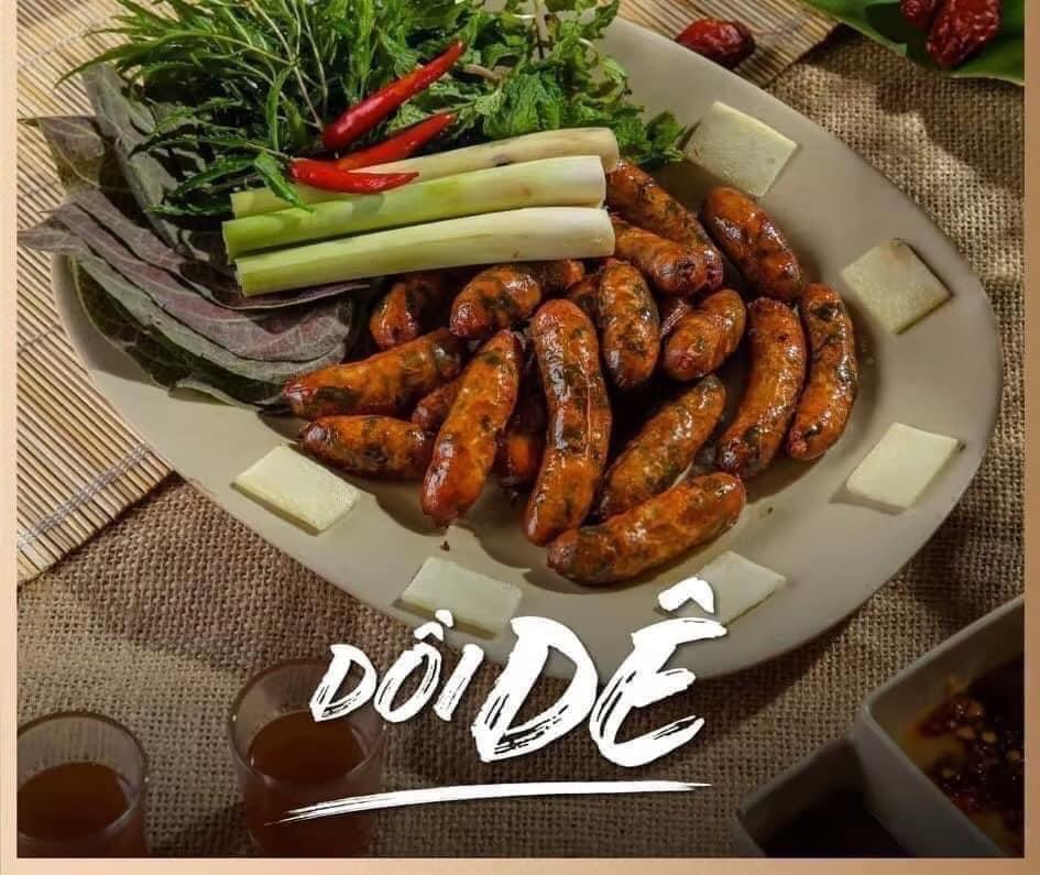 Dồi Dê Núi-duoc-ban-tai-Bếp Vị Bắc