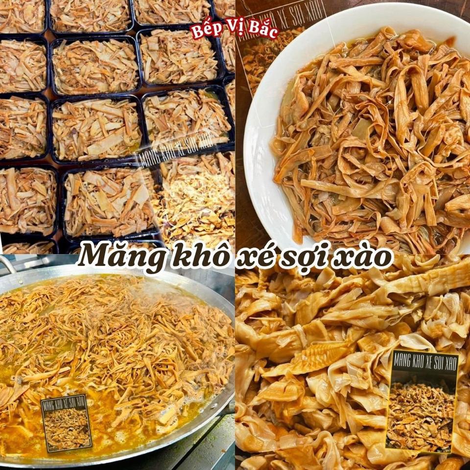 Măng khô xé sợi xào sẵn -duoc-ban-tai-Bếp Vị Bắc