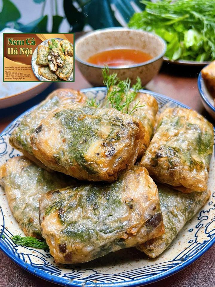 Nem Cá Hà Nội-duoc-ban-tai-Bếp Vị Bắc