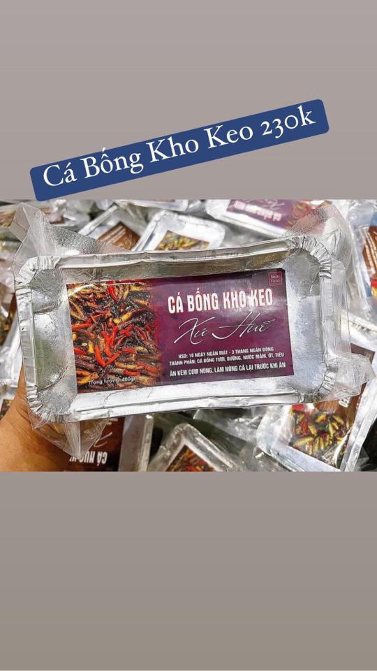 Cá Bống kho keo-duoc-ban-tai-Bếp Vị Bắc