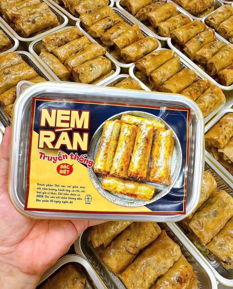 Nem rán truyền thống-duoc-ban-tai-Bếp Vị Bắc