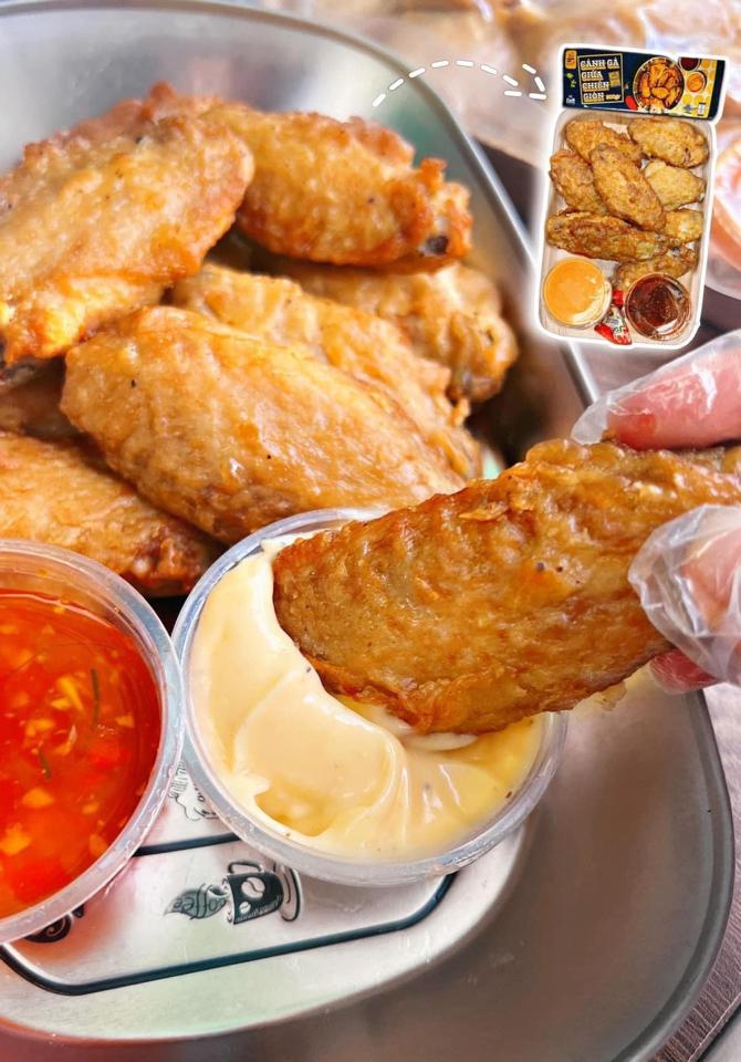 Cánh Gà giữa chiên giòn-duoc-ban-tai-Bếp Vị Bắc