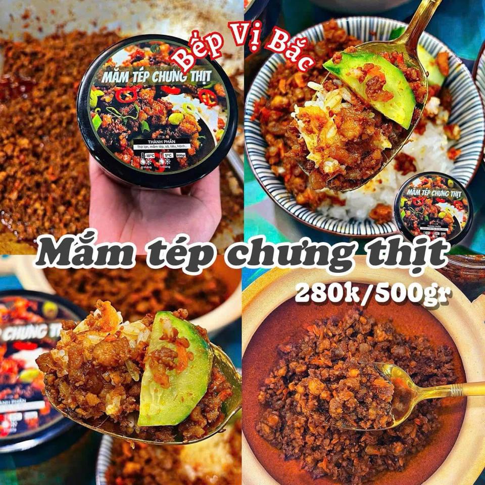 Mắm tép chưng thịt đặc biệt-duoc-ban-tai-Bếp Vị Bắc