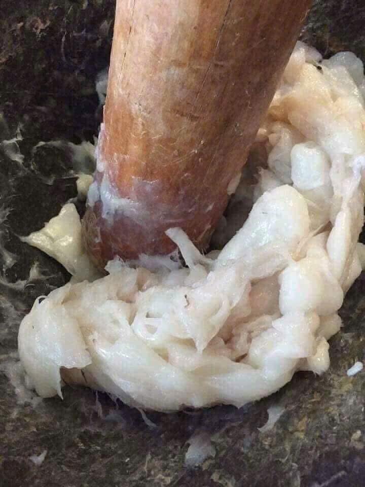 Chả Mực Giã Tay-duoc-ban-tai-Bếp Vị Bắc