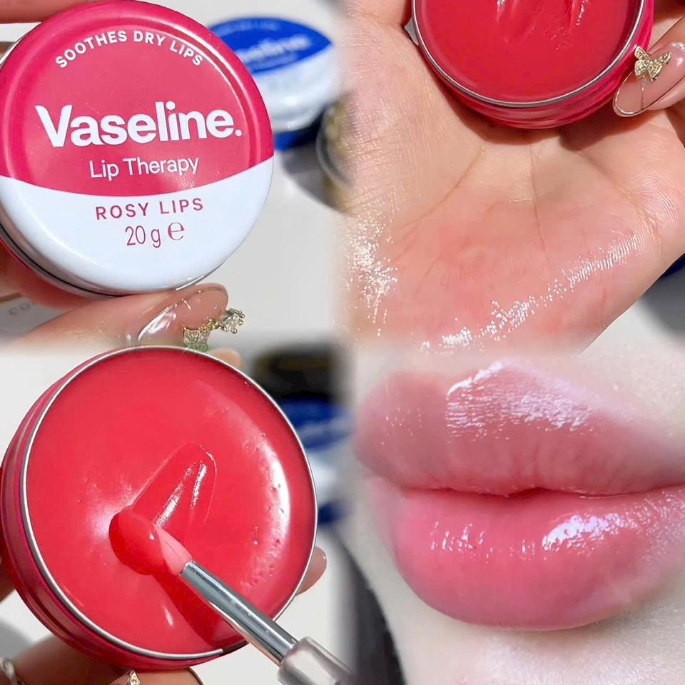 Son dưỡng môi Vaseline Lip Therapy Rosy 20g-duoc-ban-tai-Lục Hồng Vân -Mrakybeauty