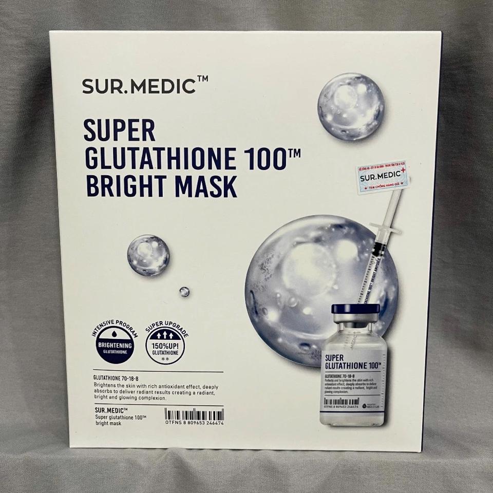 Mặt nạ trắng da Sur.medic mask Nguyên Hộp-duoc-ban-tai-Lục Hồng Vân -Mrakybeauty