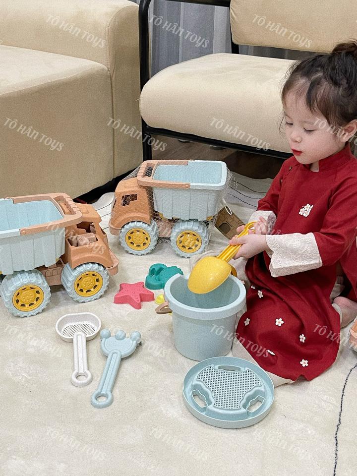 Bộ xúc cát xe tải-duoc-ban-tai-Tổng kho đồ chơi trẻ em TÔ HÂN