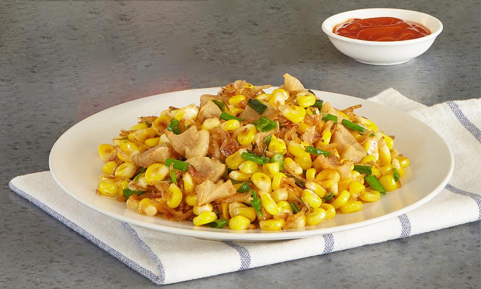 Bắp xào tóp mỡ-duoc-ban-tai-KUTIN Food & Drink