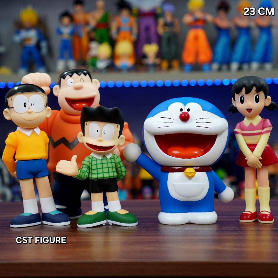 Bộ 5 mô hình nhân vật Doreamon cao 23cm-duoc-ban-tai-CST Figure Store