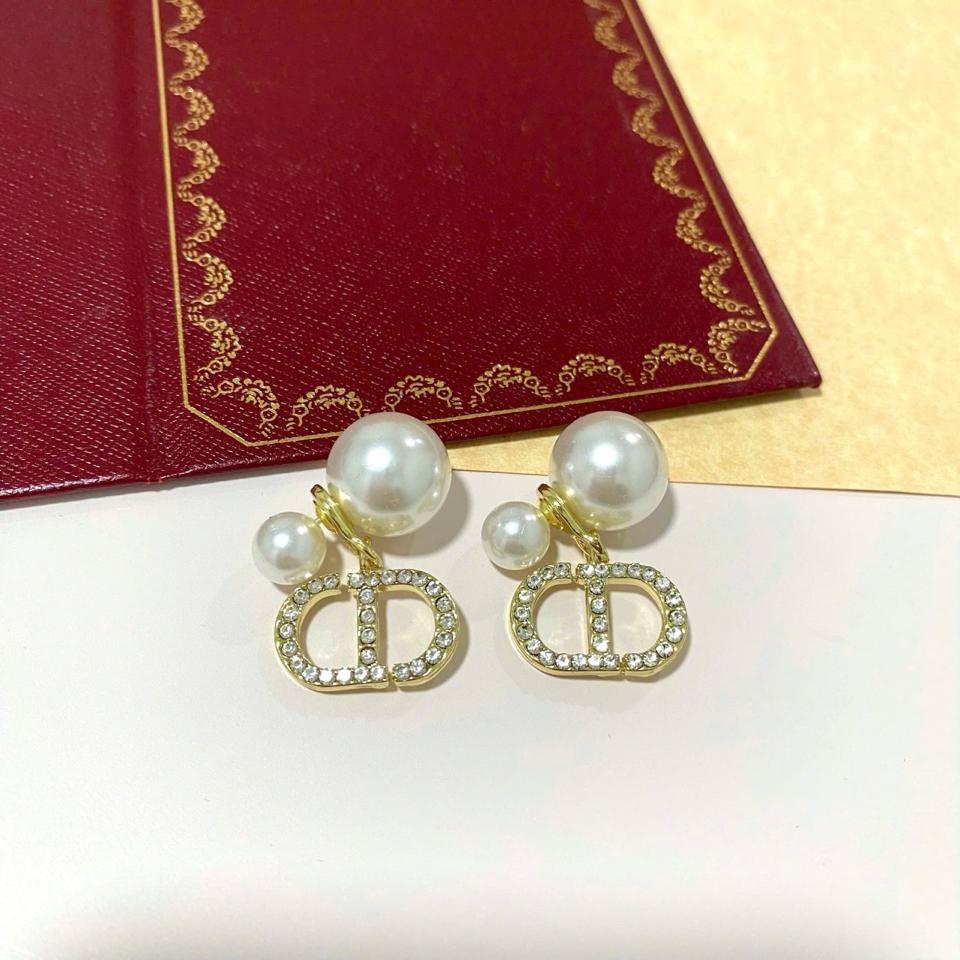 0247 Bông tai CD ngọc có đá-duoc-ban-tai-Phụ Kiện MÂY 1992 ACCESSORIES