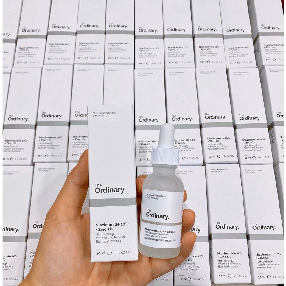Serum The Ordinary Niacinamide 10% + Zinc 1% giảm mụn giảm thâm, se khít lỗ chân lông-duoc-ban-tai-GenZstore