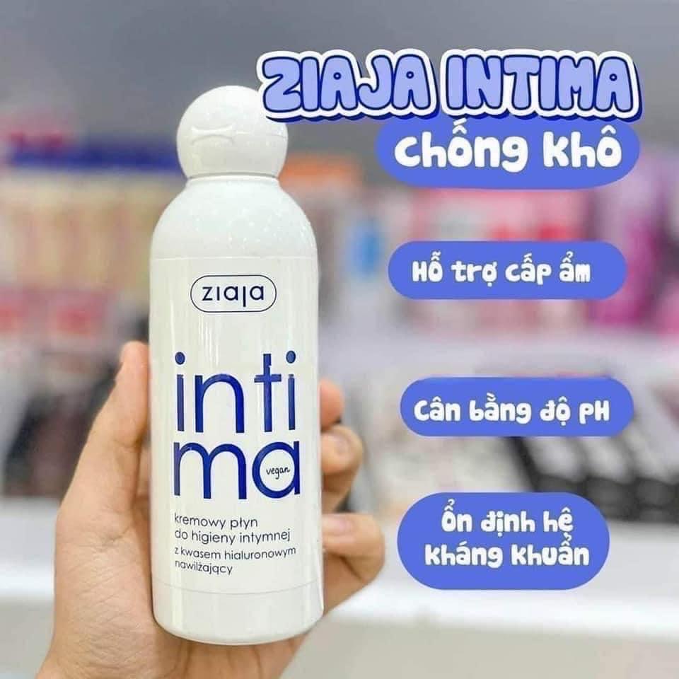 Dung Dịch Vệ Sinh Phụ Nữ Intima Ziaja - 200ml (chống khô, cấp ẩm - xanh đậm)-duoc-ban-tai-GenZstore
