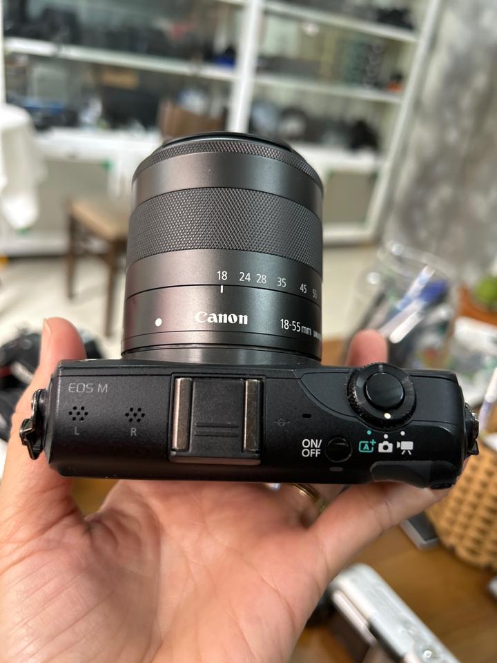 CANON EOS M + LEN 18-55MM IS STM-duoc-ban-tai-Máy Ảnh Shop