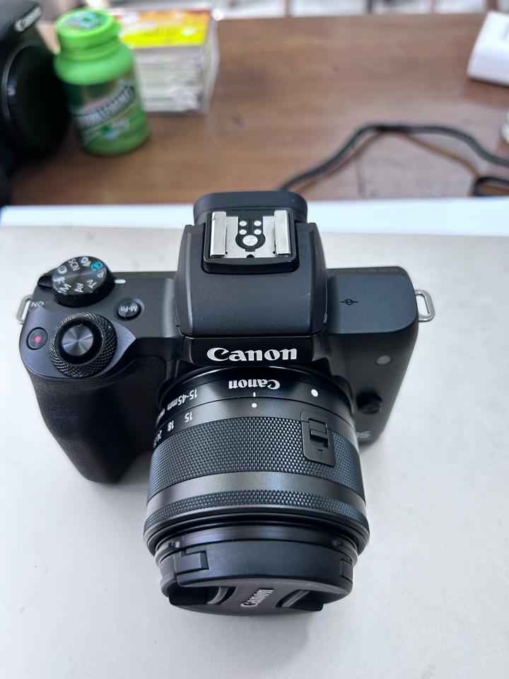 MÁY ẢNH CANON EOS M50 MARK II (BLACK) + KIT 15-45MM F/3.5-6.3 IS STM.-duoc-ban-tai-Máy Ảnh Shop