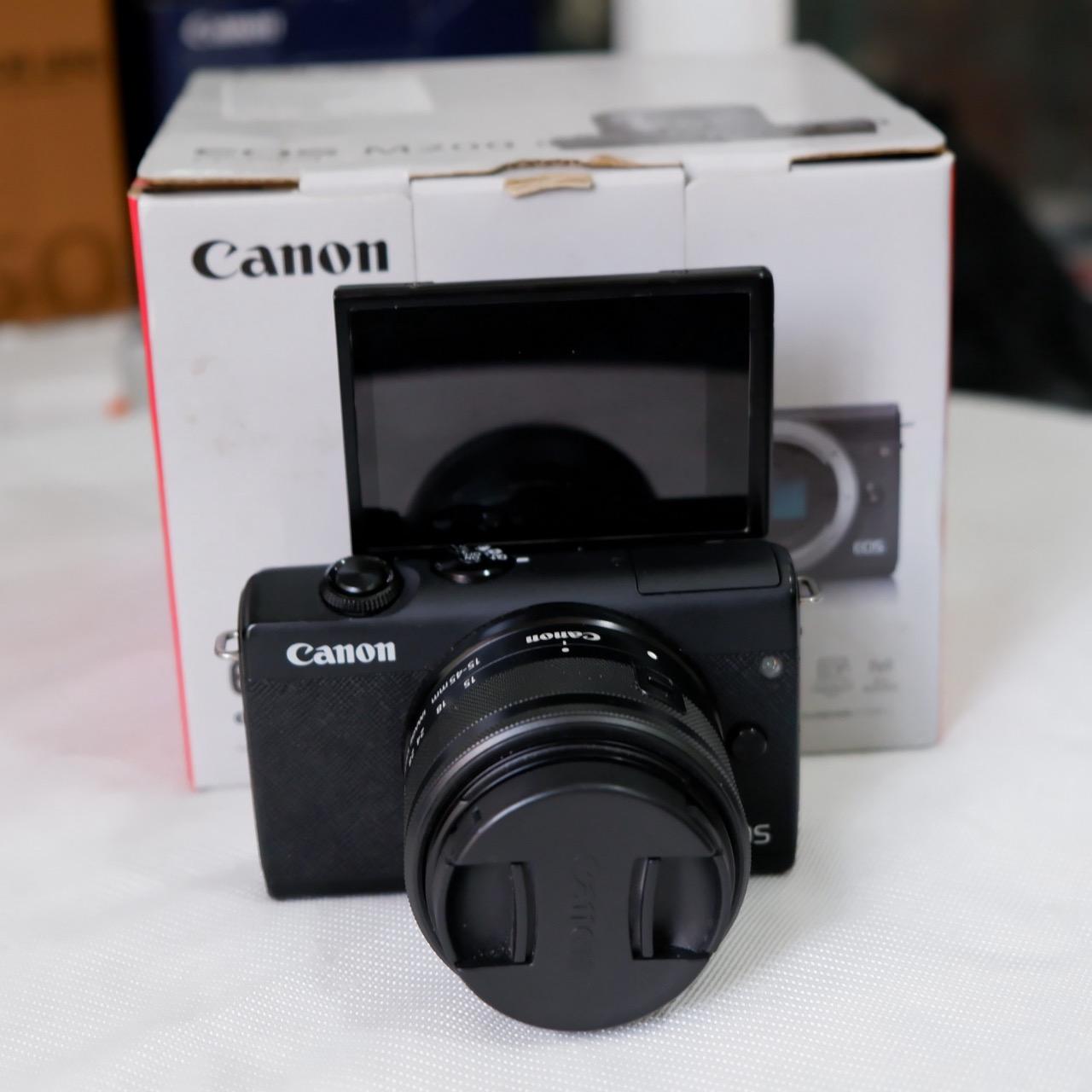 Canon EOS M200 kit 15-45mm stm | Máy Ảnh Mirroless | Fullbox mới 98%-duoc-ban-tai-Máy Ảnh Shop